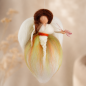 Preview: Lichtelfe des Neubeginns - gefilzte Elfe mit Schmetterling