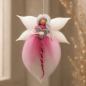 Preview: Lichtelfe der bedingungslosen Liebe - gefilzte Elfe mit Herz und Glitzersteinchen